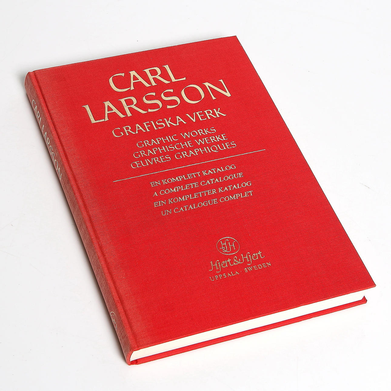 CARL LARSSON. Bok, grafiska verk, med ETSNING, 1900-talets sista kvartal.