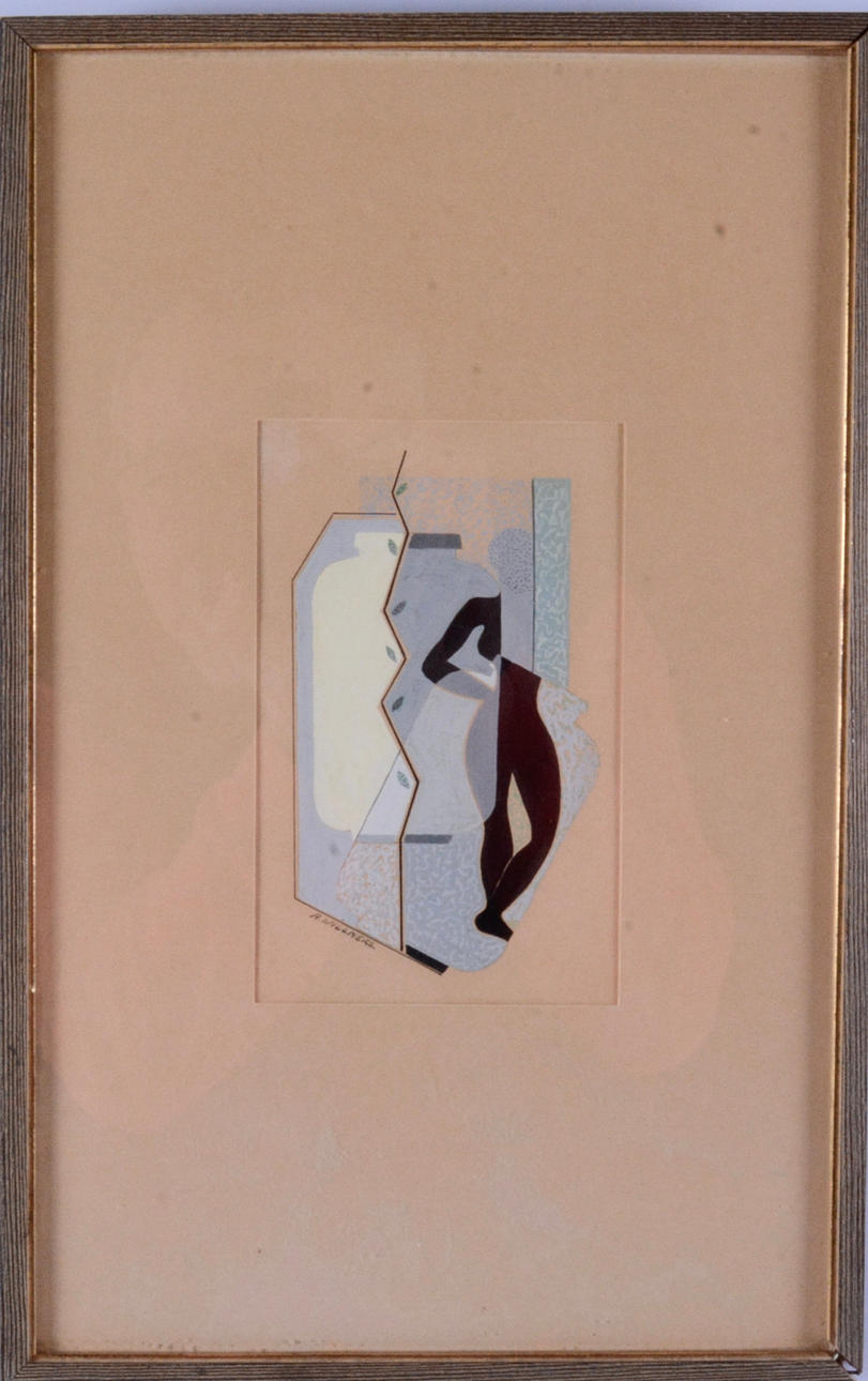 ARNE WILLNERS. Gouache.