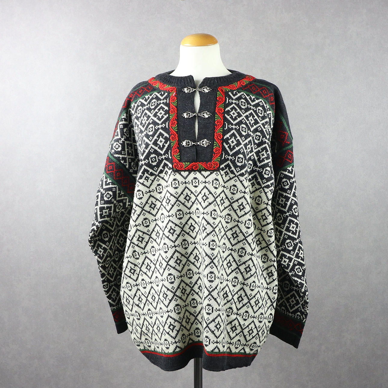 TRÖJA, s.k. Lusekofta, Old Highland, 100% ull.