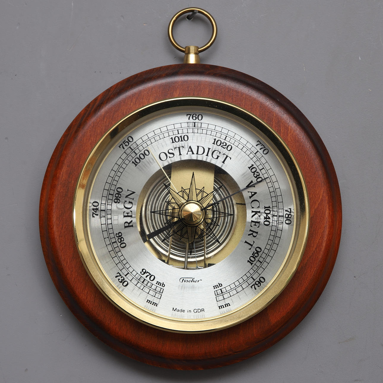 BAROMETER, Fischer, GDR Tyskland.