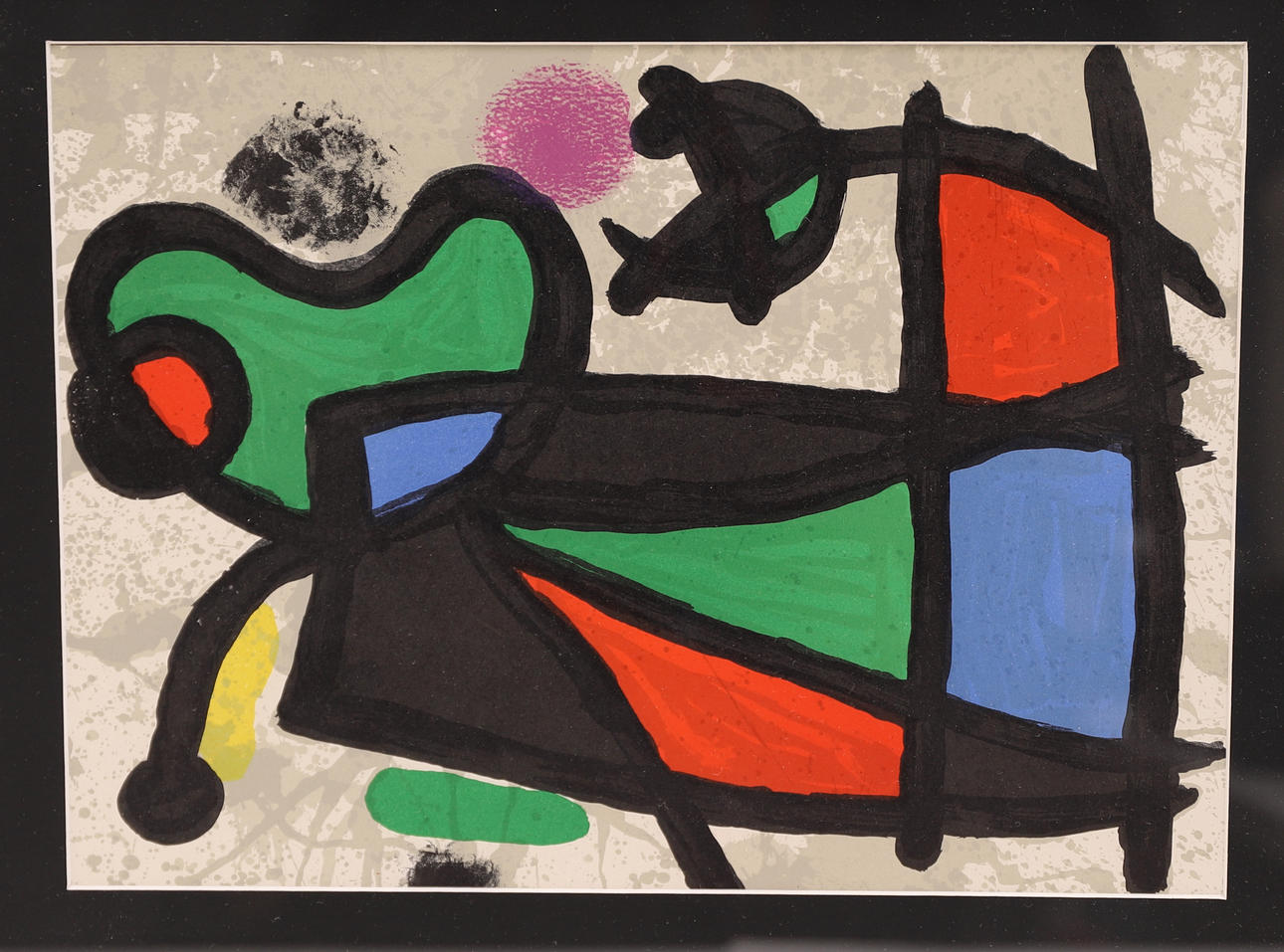 JOAN MIRÓ. ORIGINAL LITOGRAF: "KOMPOSITION".