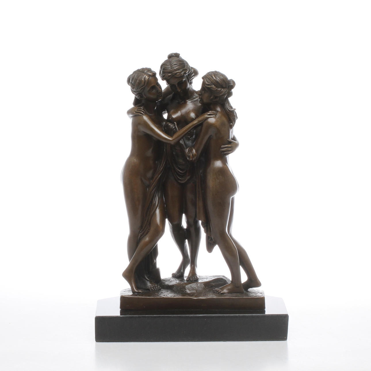 ANTONIO CANOVA. Efter. Skultpur, brons "Tre Gracer", 2000-tal.