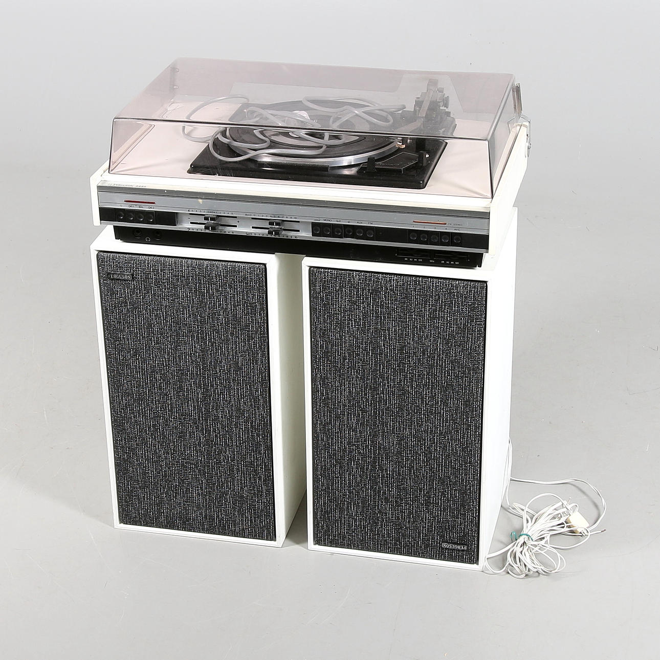 STEREOANLÄGGNING, 3 delar, Ferguson 3485. 1970/80-tal.