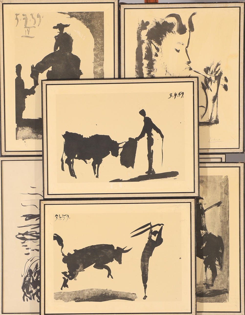 PABLO PICASSO. 6 Drücke.