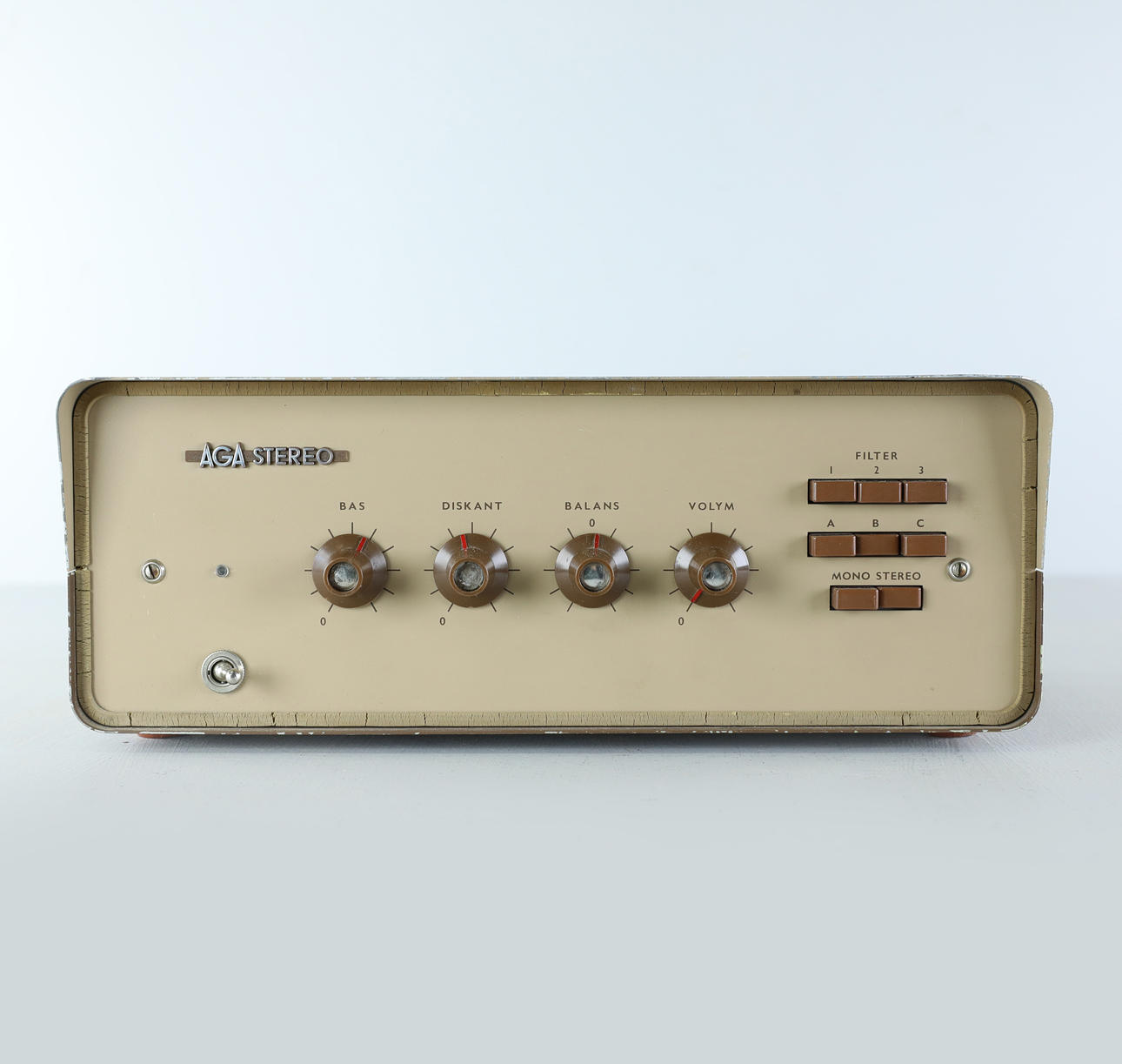 STEREOFÖRSTÄRKARE, AGA Stereo. 1900-talets mitt.