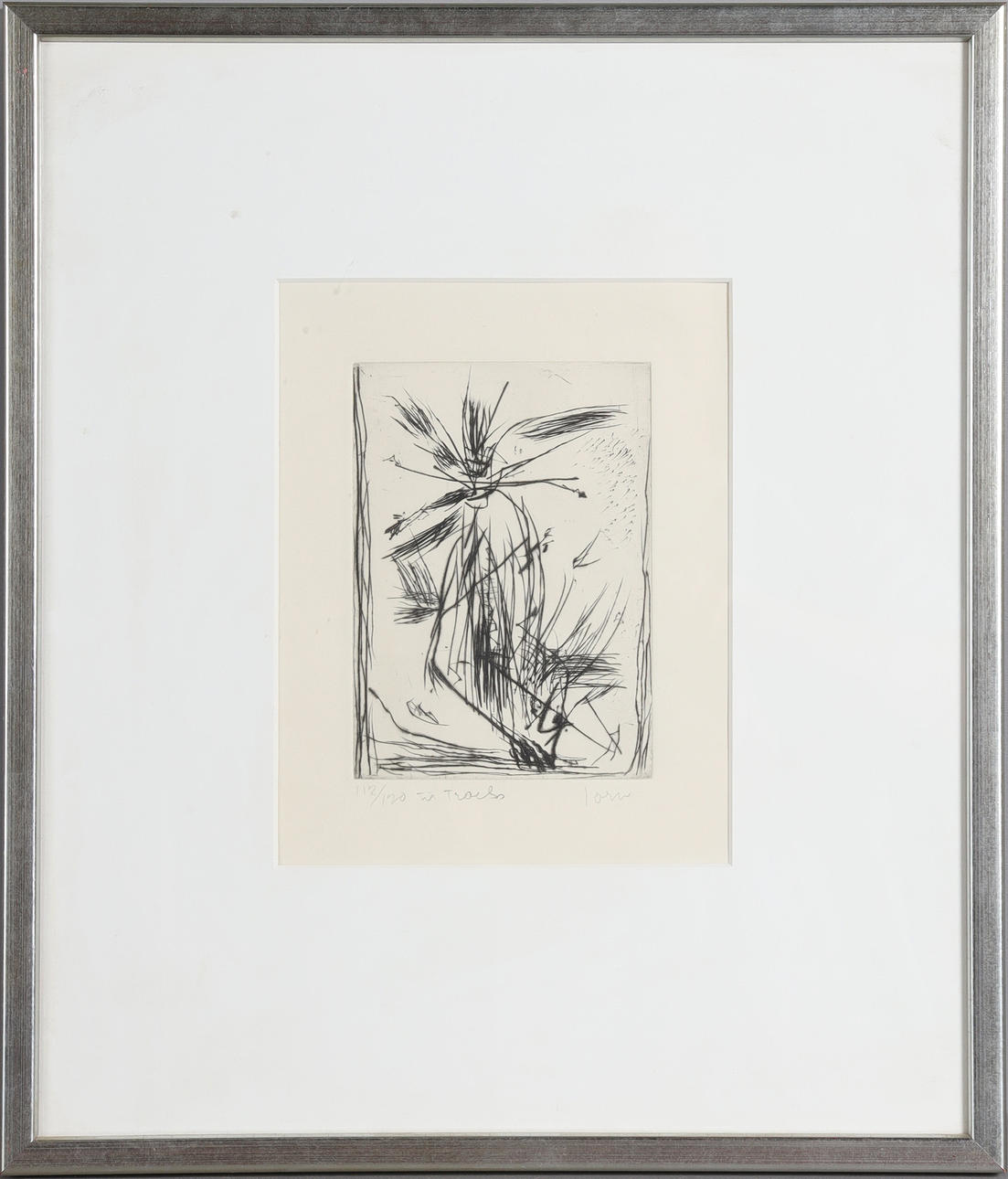 ASGER JORN. composición, grabado.