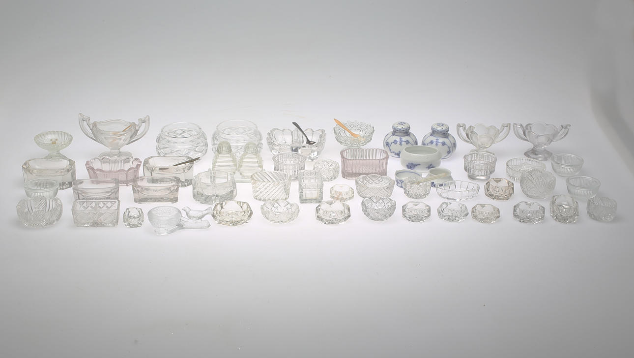 SALTMÅTT, Samling, 1800/19-tal, c.a. 50 st.