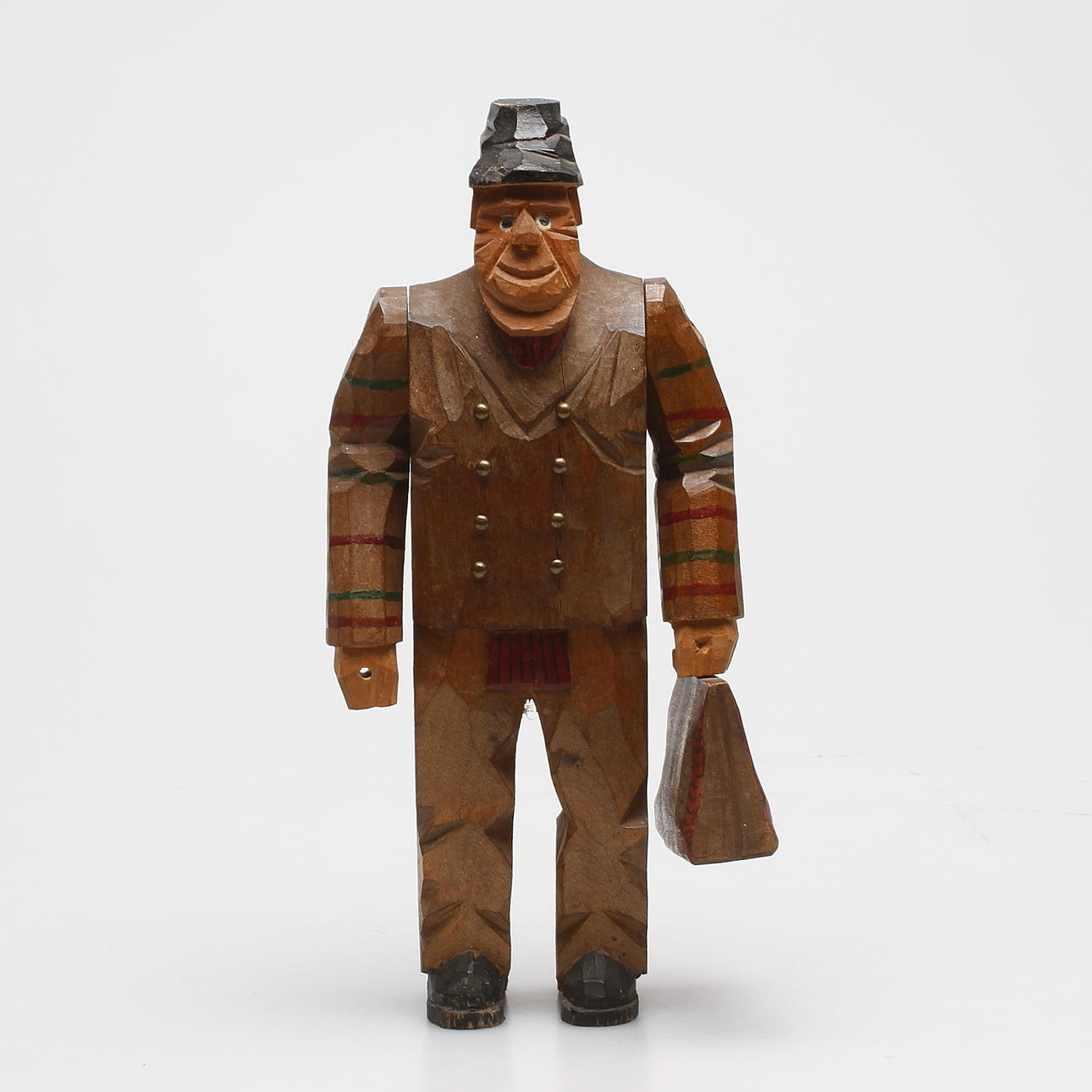 TRÄGUBBE, väskbärare, 1900-tal.