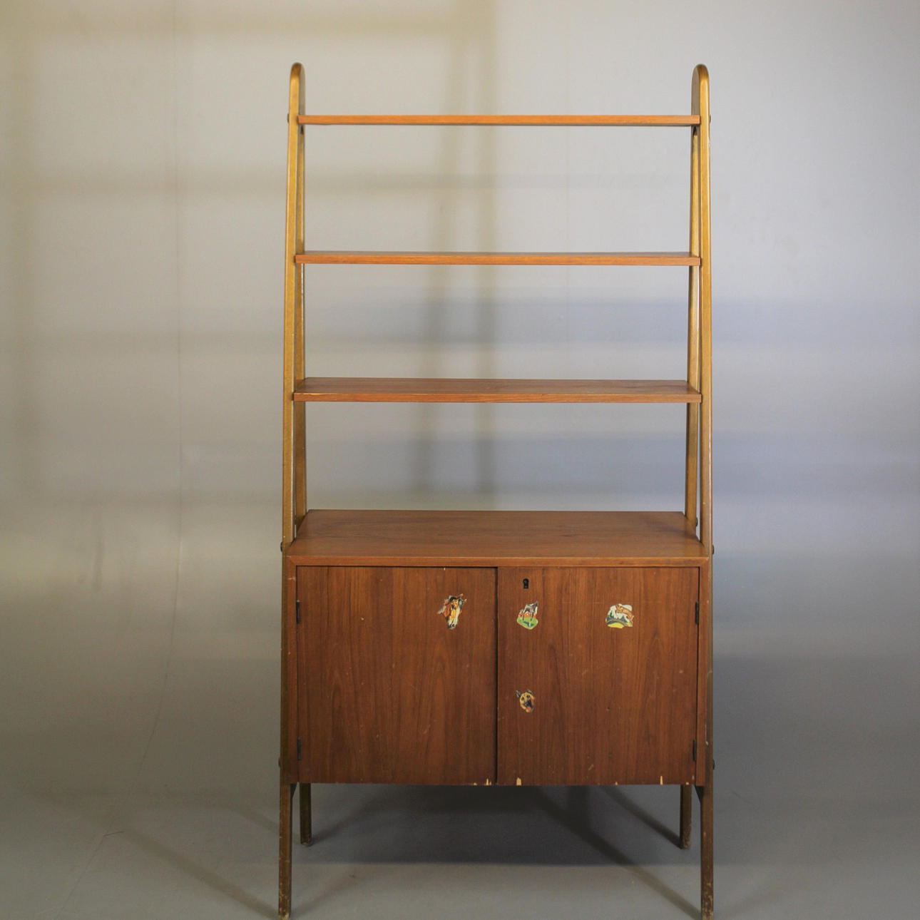 BOOKSHELF teak 1960s.