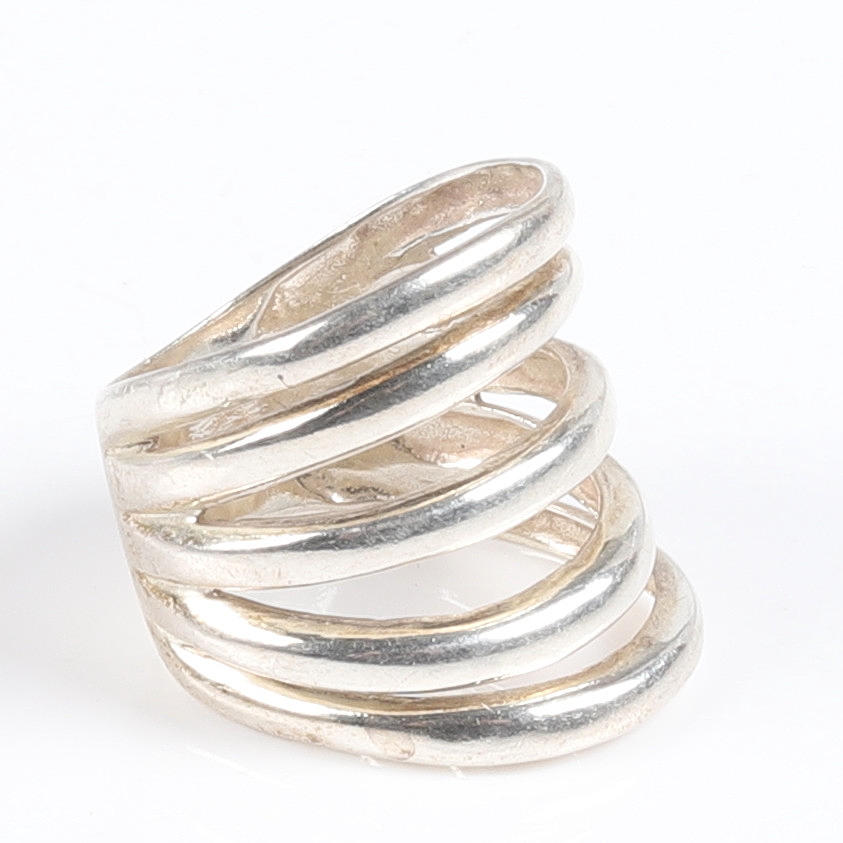 RING i silver, vikt 8,16 gram.