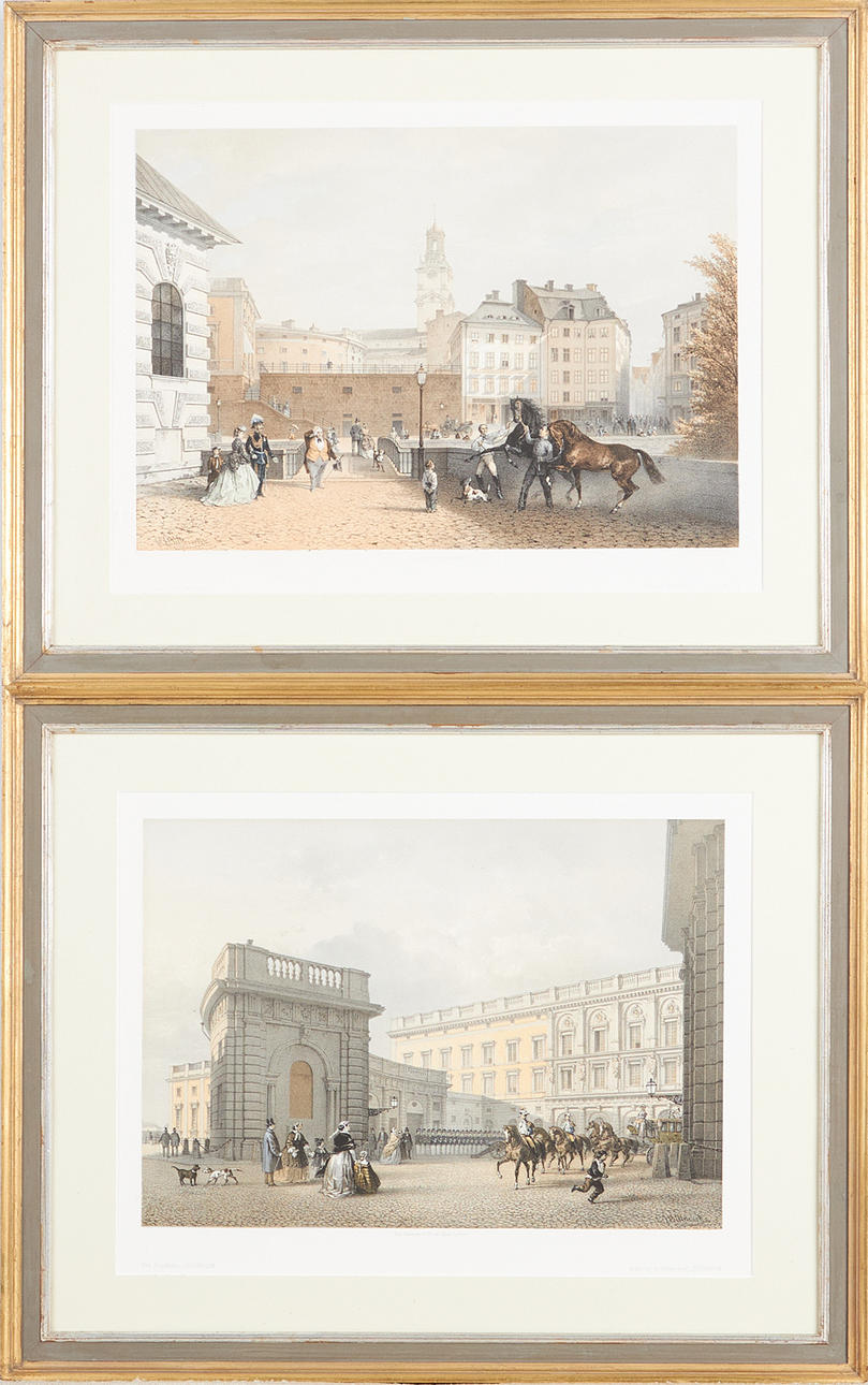 STOCKHOLM - UDSIGT OVER BILLMARK, 2 stk.