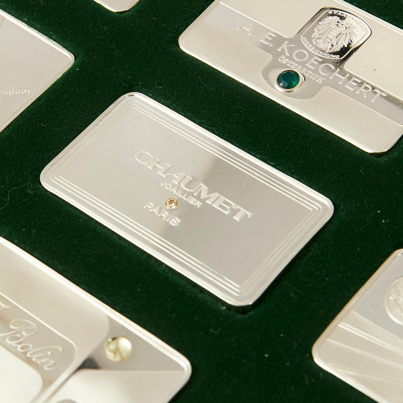 THE OFFICIAL GEM-INGOTS, ingots, 30 pcs., sterling silver, with