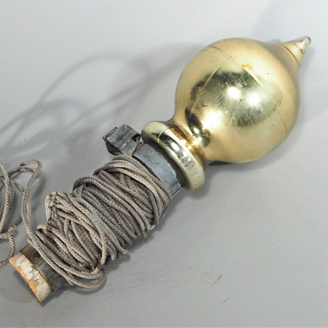 FLAGGSTÅNGSKNOPP, glas.