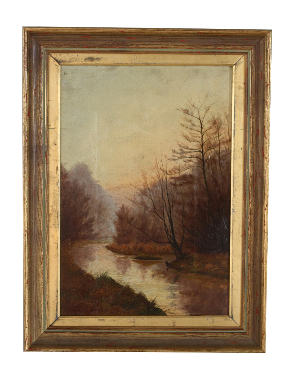 WATMOUGH. Olja på duk. Signerad -83.