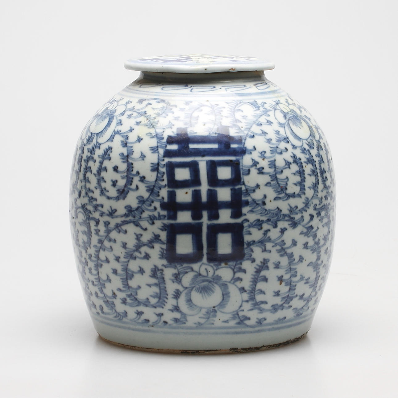 BOJAN MED LOCK, porslin, Kina, 1800-tal.