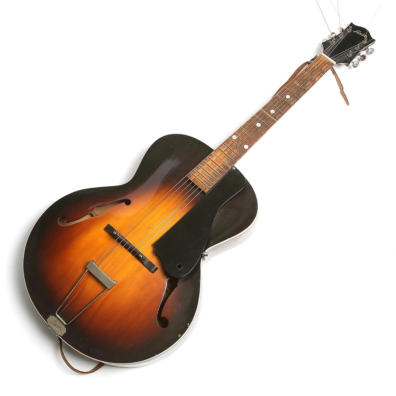 GITARR, akustisk, Levin Archtop, modell 27, 1943.