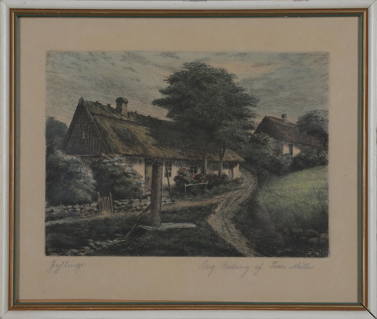 PEDER MÖLLER. radering, signeret.