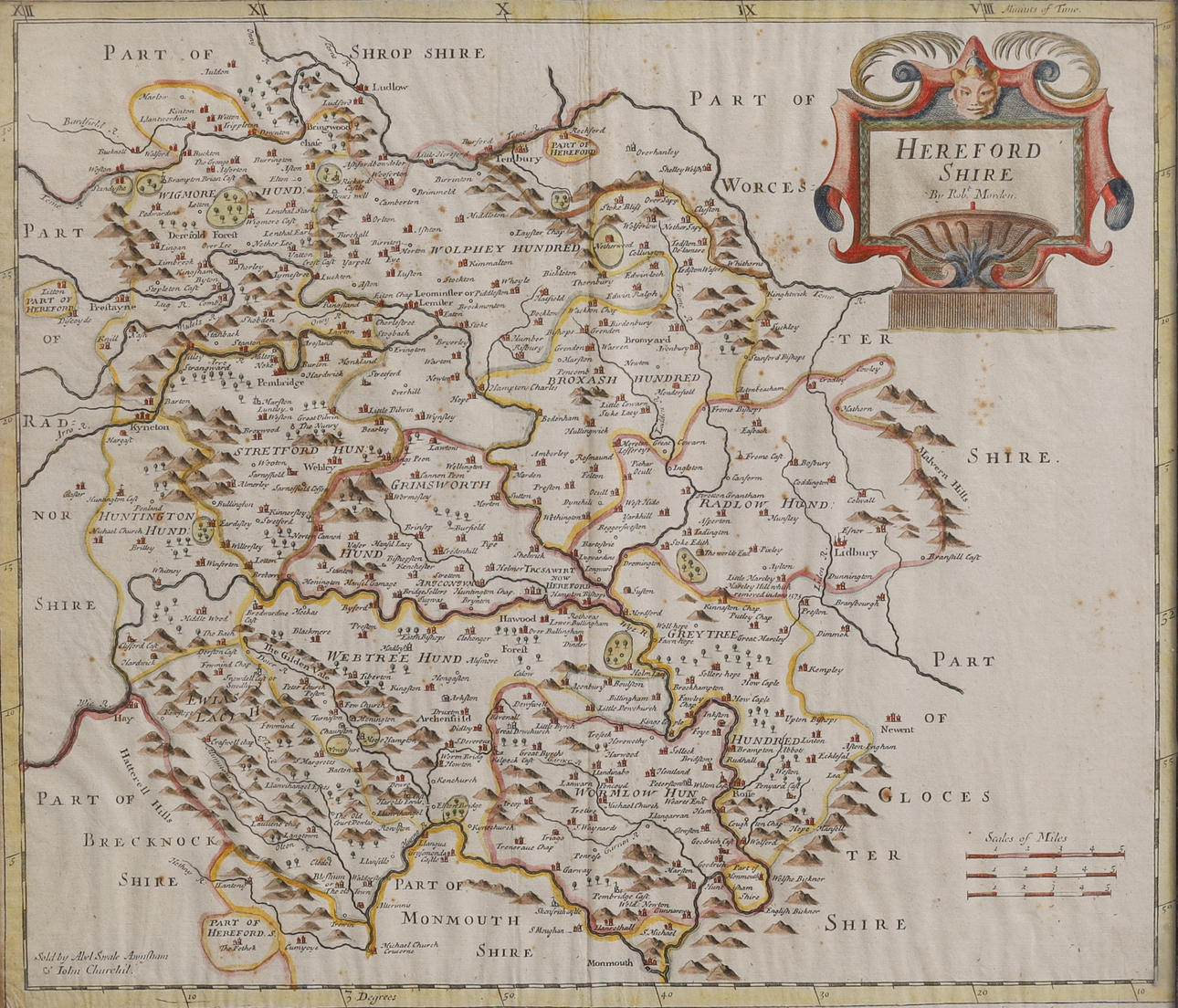 ROBERT MORDEN (1650-1703). HEREFORDSHIRE.