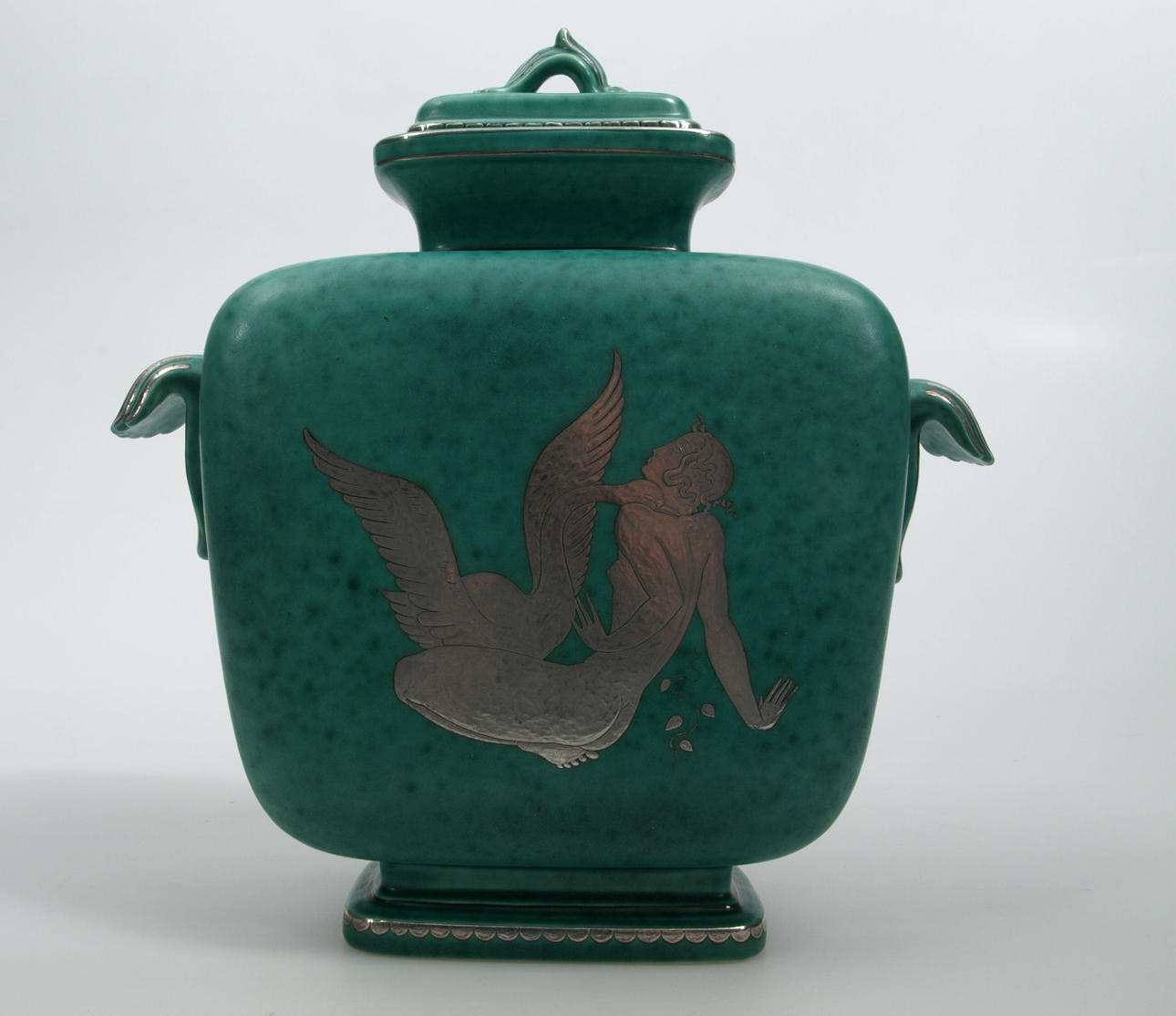 WILHELM KÅGE. Lockurna, stengods, "Aregenta" Gustavsberg, numrerad 1207, P 13 M.