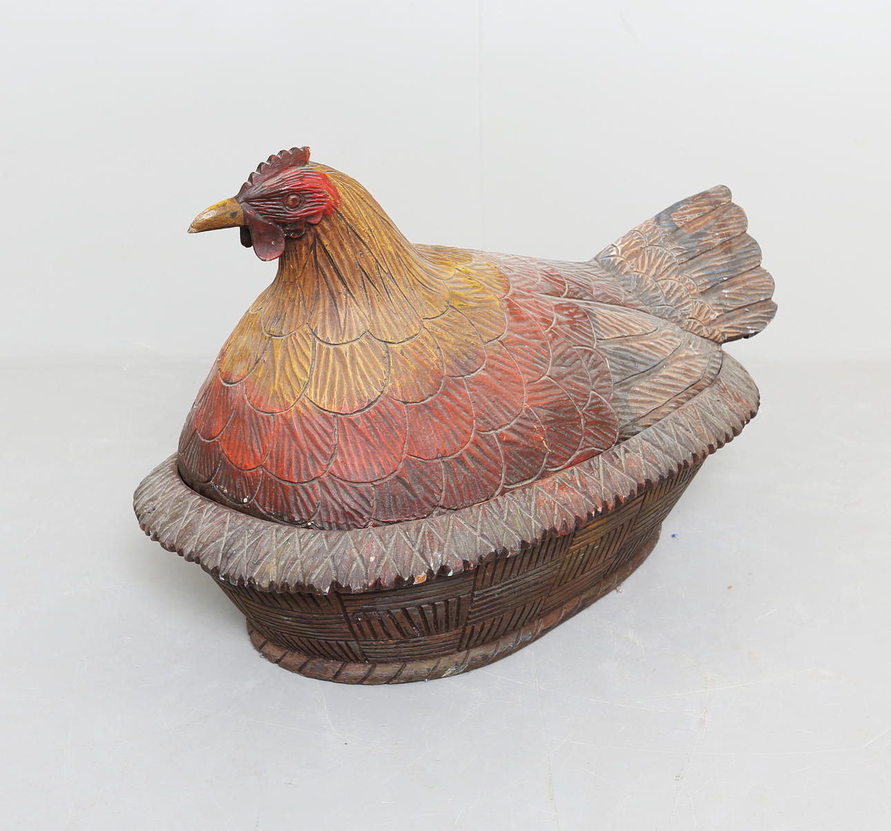 ÄGGHÖNA, trä, 18/1900-tal.