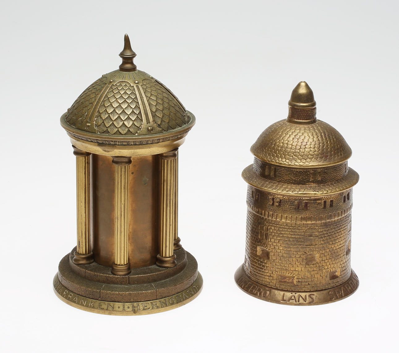 SPARBÖSSOR, Mässing, 1800/19-tal.