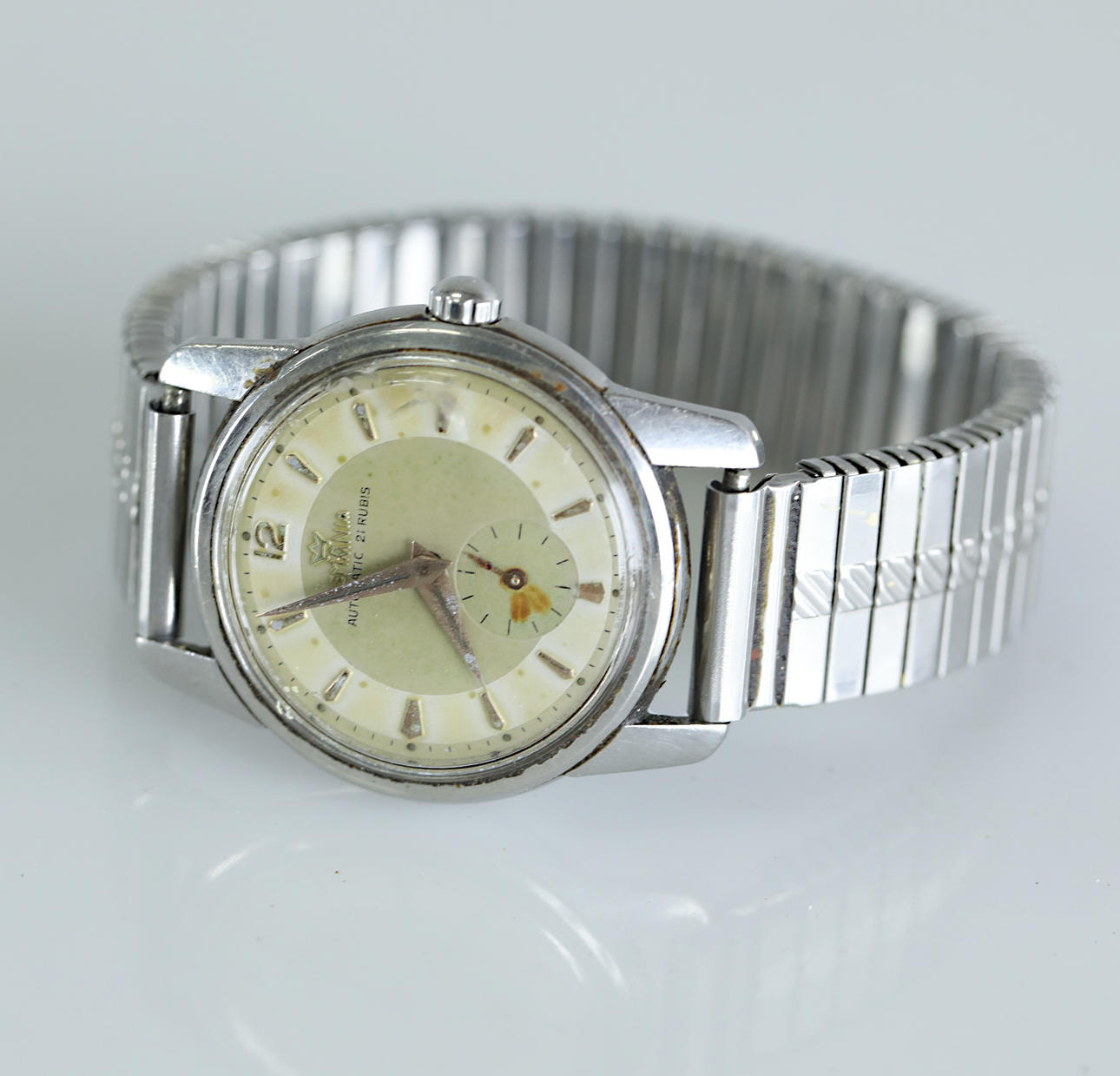 BRACELET WATCH, Lemania, Automatic, steel.
