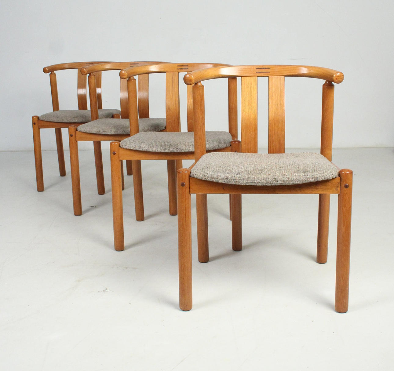 Four teak chairs - Uldum Møbelfabrik - Danish.