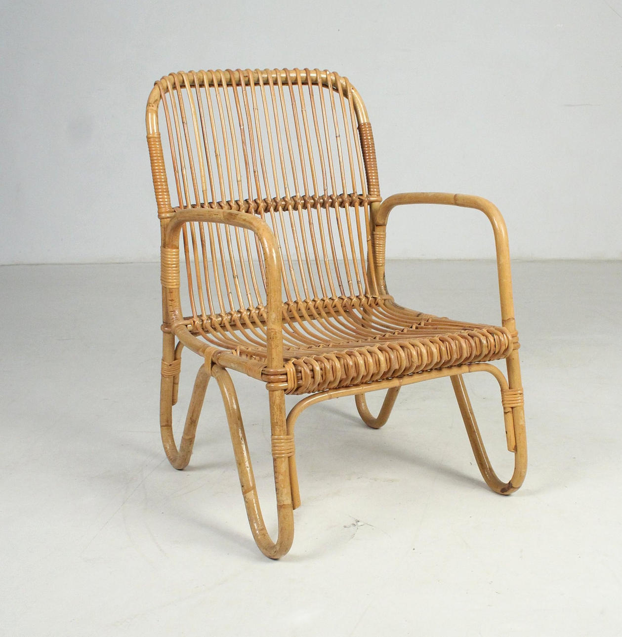 Rattan / Bambus Sessel.