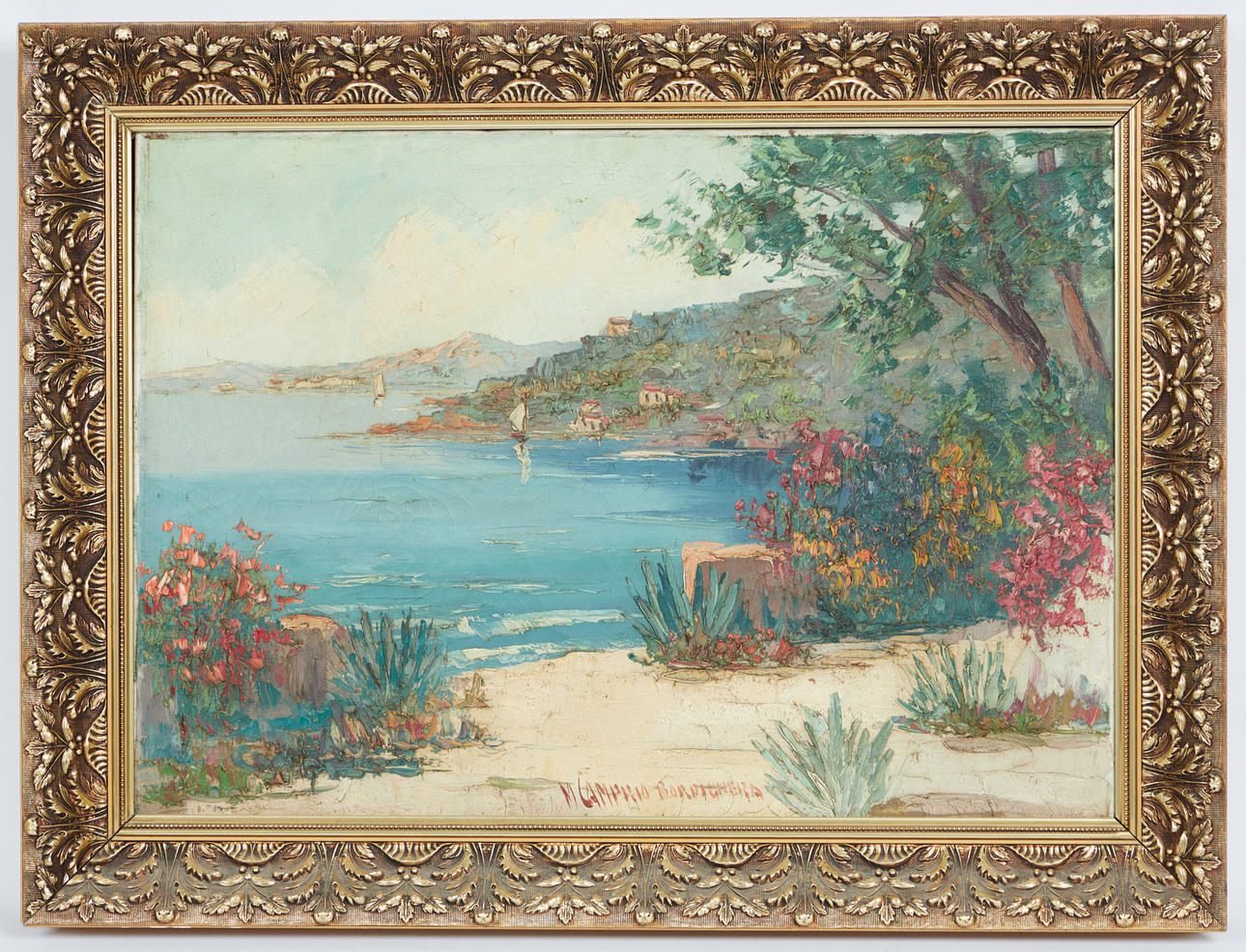 MILO CAMPRIO. Painting, 'Bordighera'.