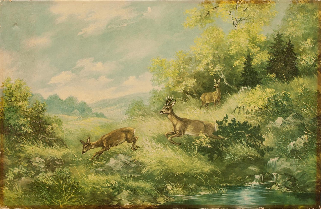 ELISABETH PAETZ-KALICH. Landskap med spel.