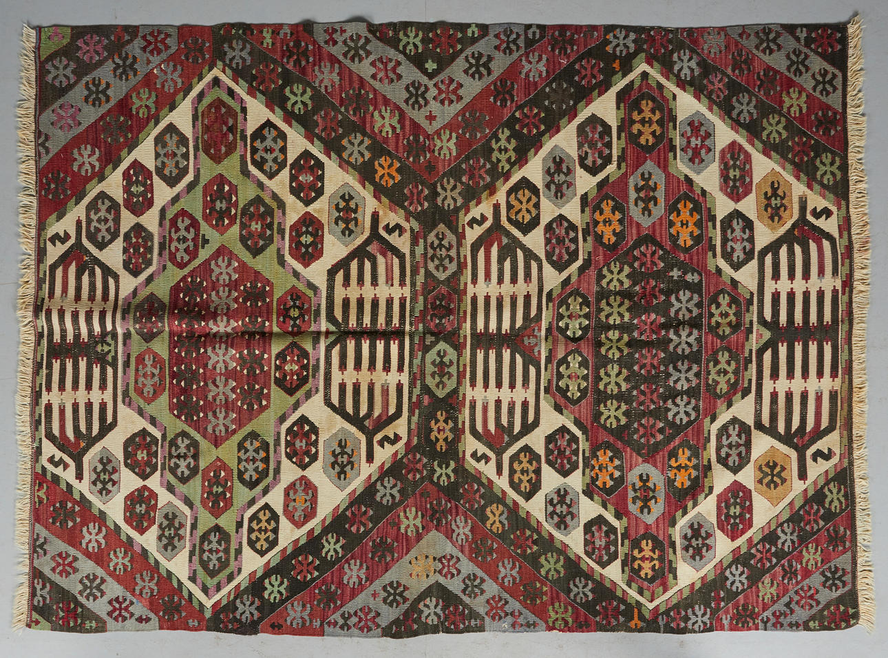 Kelim / Teppich, Stoff.