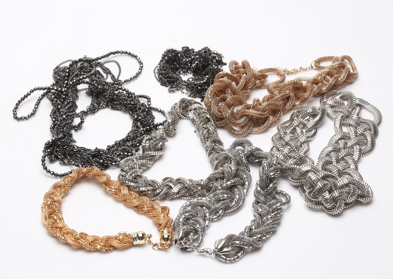 NECKLACE, 7 pcs, including Montini.