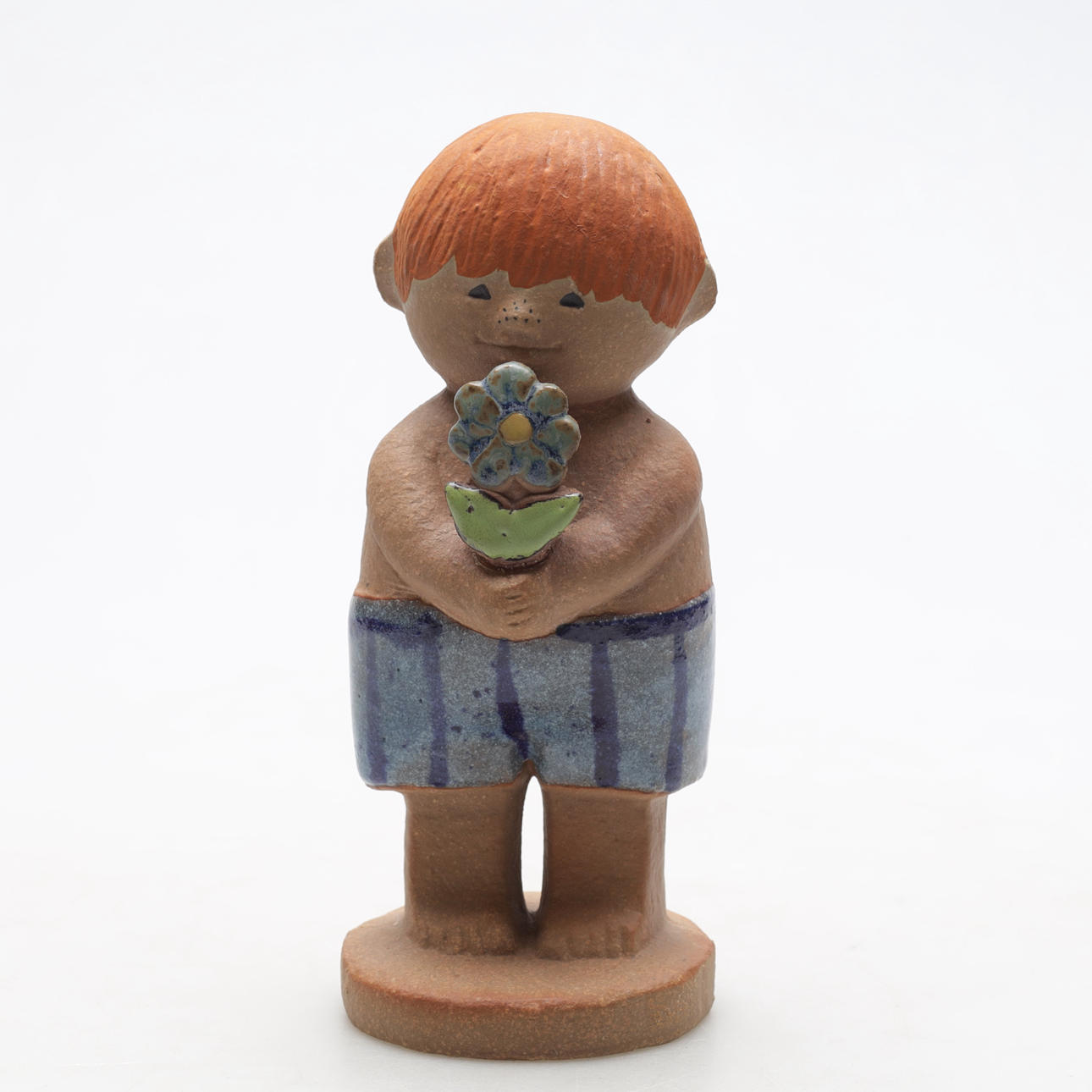 LISA LARSON. figurine, "Adam 2", stoneware, from the series Adam & Eva, Gustavsberg.