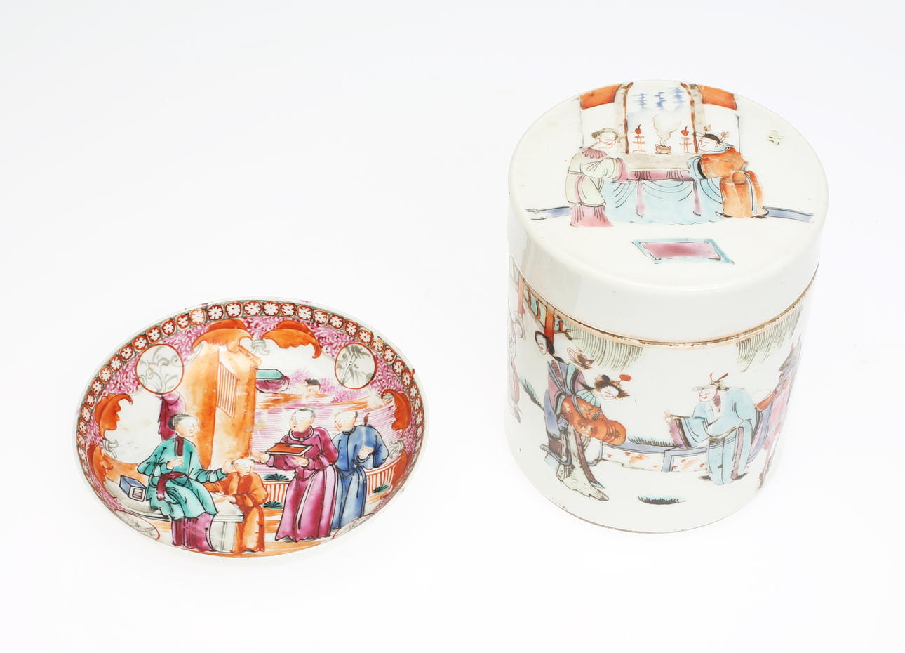 PORSLIN, Kina, 17/1800-tal.