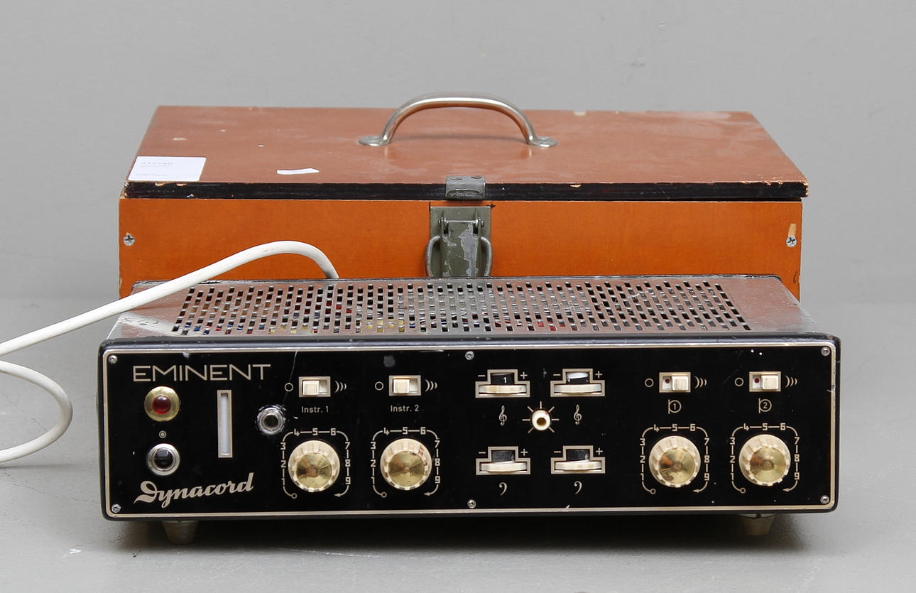 FÖRSTÄRKARE/MIXER, Eminent, Dynacord, 1960-tal.