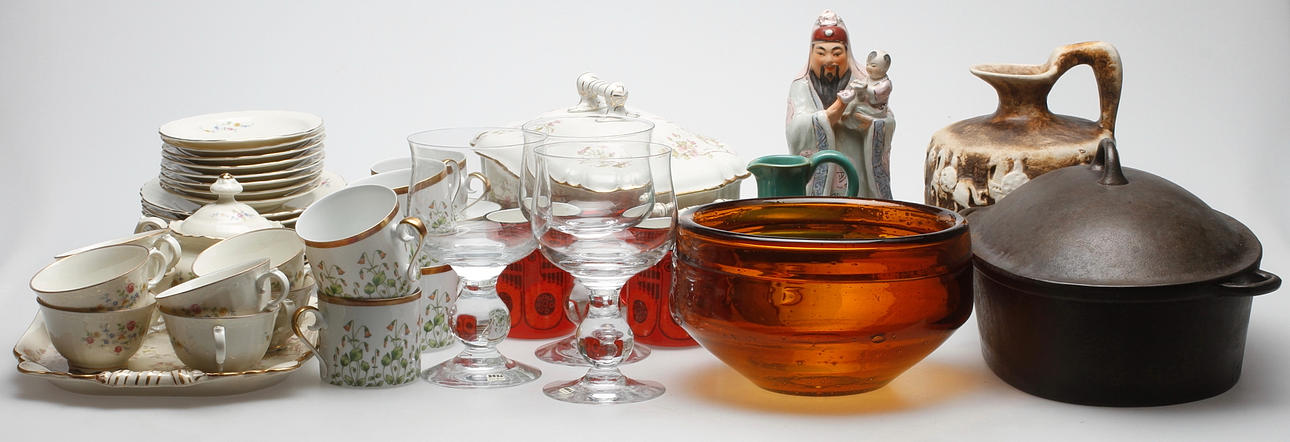 DIVERSE bland annat Boda, Finel, Gustafsberg, Hackefors.