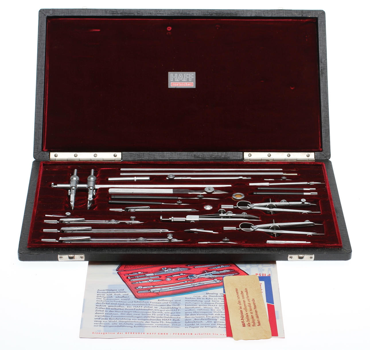 RITINSTRUMENT MED ETUI, Haff, 1900-talets mitt.