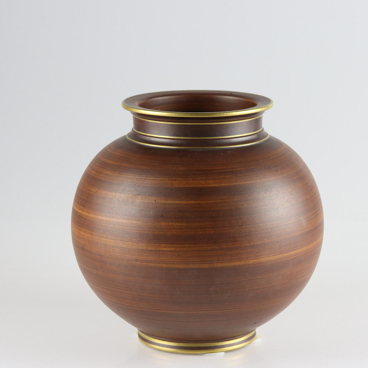 GUNNAR NYLUND. Vas, stengods, ALP Lidköping, 1930-tal.