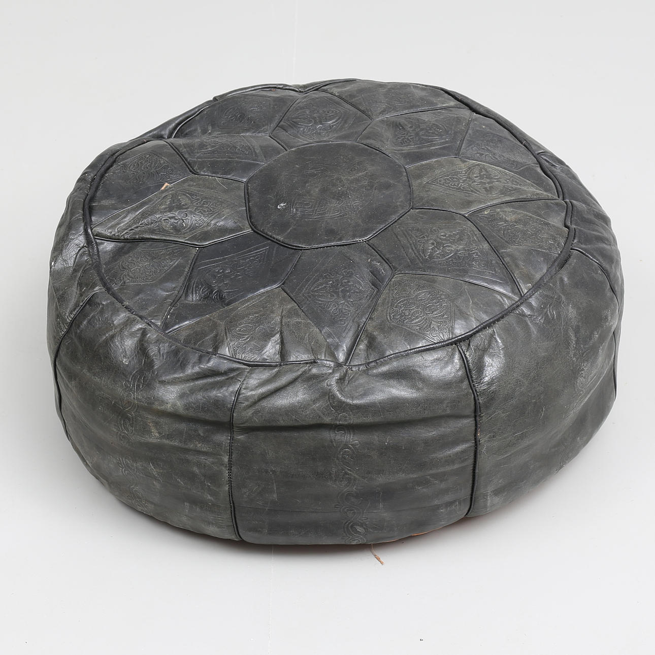 SITTPUFF, skinn, orientalisk.