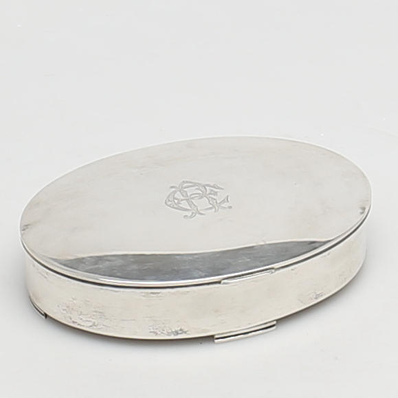 SMYCKESKRIN i silver. Kjernås Eftr C A, Malmö. 1939.