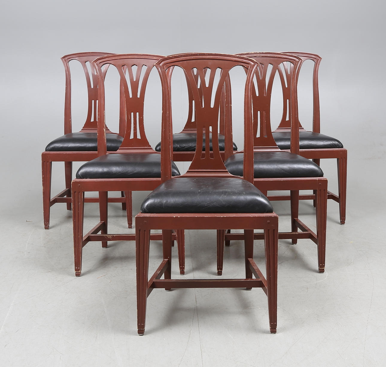 STOLAR, 6 st, "Fresta", gustaviansk-stil, ur Ikea´s 1700-tals serie.