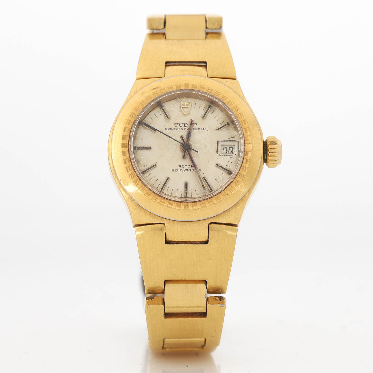 TUDOR PRINCESS OYSTER DATE, Wristwatch, double, automatic 1970s.
