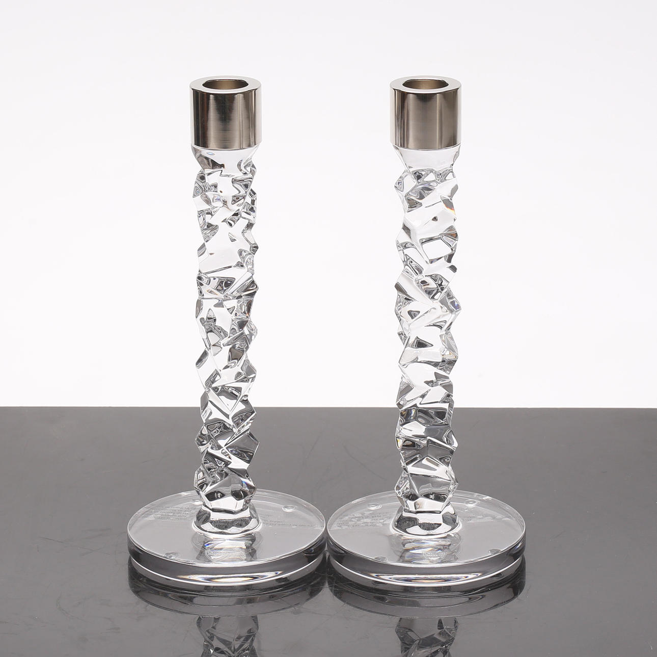 LYS, et par, "Carat", Lena Bergström, Orrefors.