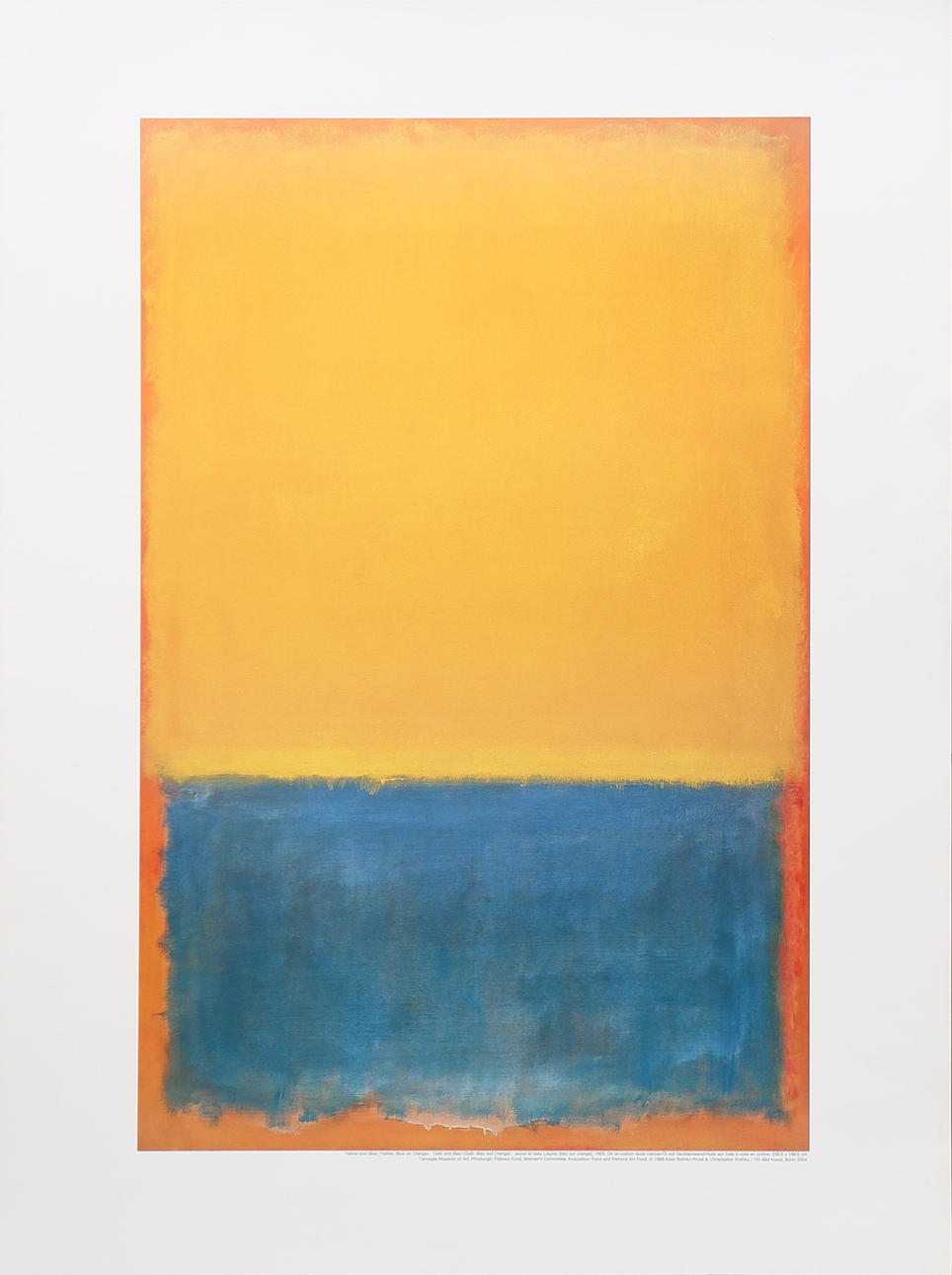 MARK ROTHKO. SEGÚN. "Yellow and Blue".