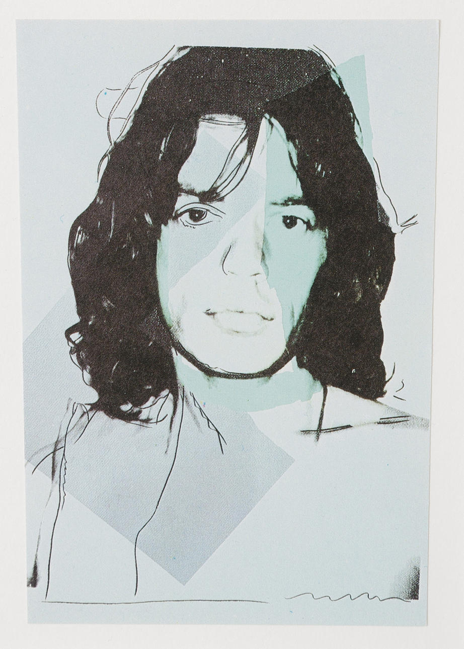ANDY WARHOL. EFTER. Mick Jagger, screentryck, utgiven av Multiples Inc/Castelli Graphics 1975.