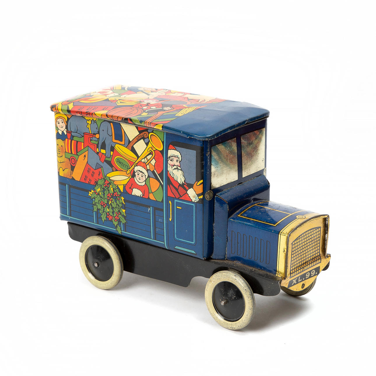 COCHE DE JUGUETE, hojalata, primera mitad del siglo XX.