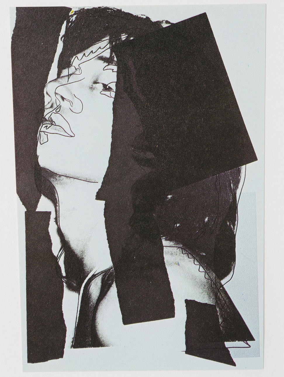 ANDY WARHOL. EFTER. Mick Jagger, screentryck, utgiven av Multiples Inc/Castelli Graphics 1975.