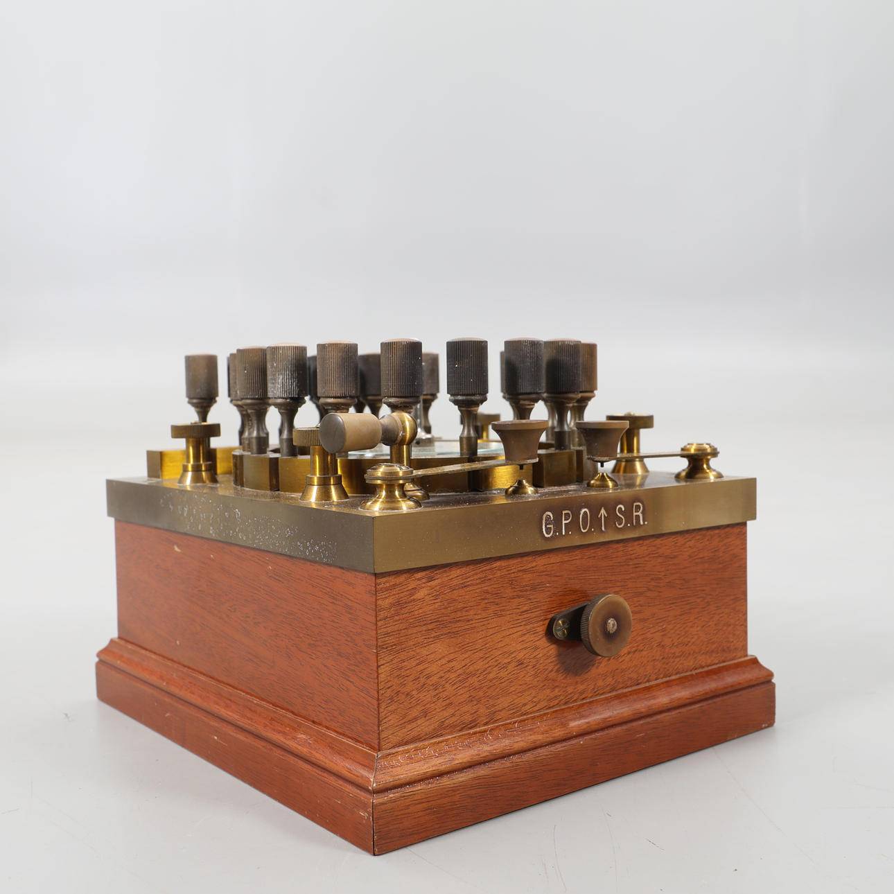 WIDERSTANDSBRÜCKE mit GALVANOMETER, LM Ericsson & Co Stockholm.