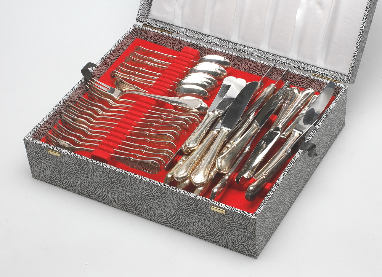 BESTICK, 69 delar, nysilver, "Rådhus", 1900-tal.