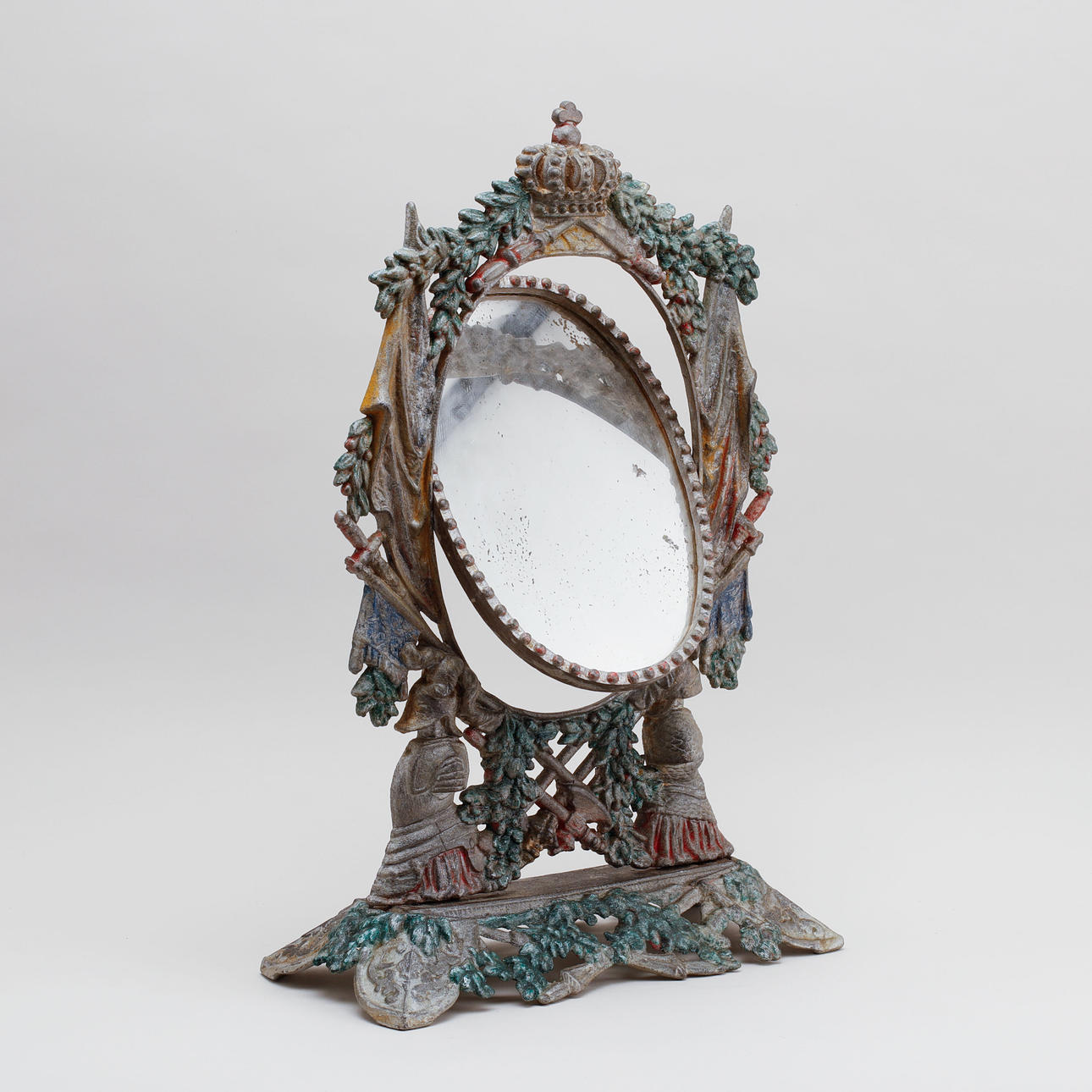 ESPEJO, hierro fundido, 18/1900.